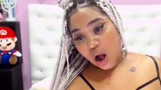 Amazing boobs webcam show of ebony bbw